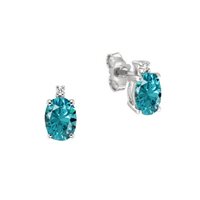 Orecchini Gazzola Gioielli Donna in Oro bianco Acquamarina 0.95 Ct OR-0586-2-1-FG75-4-A-OV-N6X4-F-VS - OR-0586-2-1-FG75-4-A-OV-N6X4-G-SI